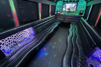 Blaine Limo Bus Interior