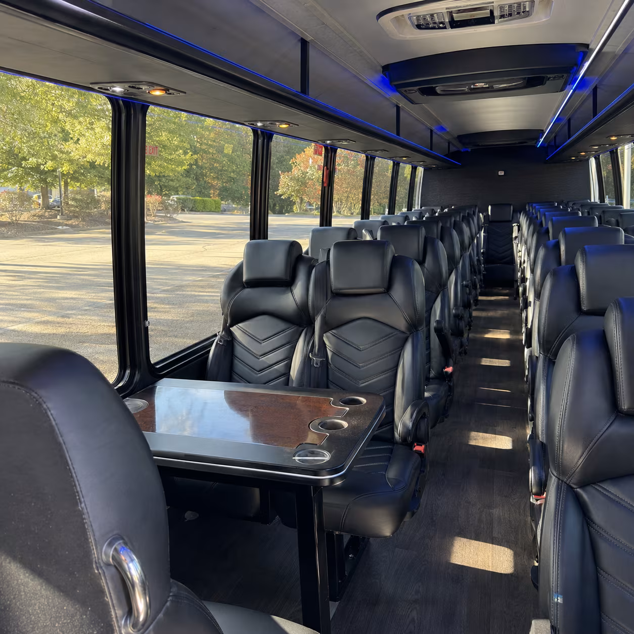 blaine private event transportation onboard seating